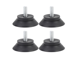 4pcs Pés De Borracha Com Parafuso Copo De Sucção Anti-deslizante Para Móveis Equipamentos De Academia