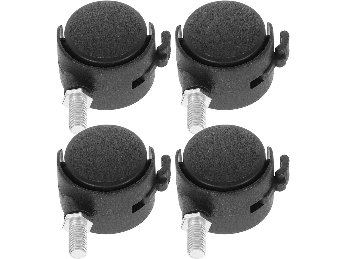 Rodízios Para Vasos De Plantas Suporte Parafuso 15mm, 4 Peças, Nylon E