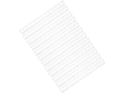 Régua de plástico transparente Stobok, 12 peças, 30 cm, com escalas métricas e em polegadas, para medições precisas e
