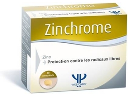 Suplemento Alimentar YVES PONROY Zinchrome Ação Antioxidante (30 comprimidos)