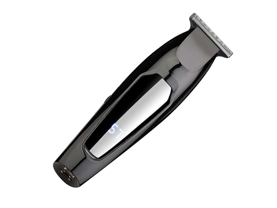 Máquina De Cortar Cabelo Elétrica Recarregável Via Usb, Profissional, Com Visor, Para Uso Masculino.