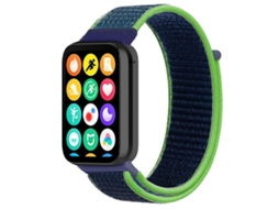 Bracelete Nylon com Fecho de Velcro Verde Limão para Redmi Watch 6/5/4 XIAOMOYU
