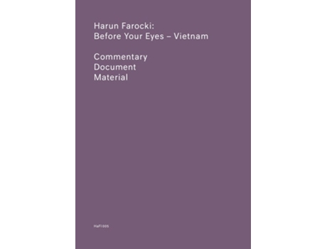 Livro Before Your Eyes - Vietnam de Harun Farocki, Tom Holert et al. (Francês)