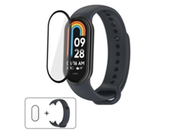 Pulseira De Silicone De Cor Sólida Com Película Curva 3d