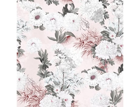 Wallpapers4beginners Papel De Parede Floral Pó Rosa Wallpaper4beginners