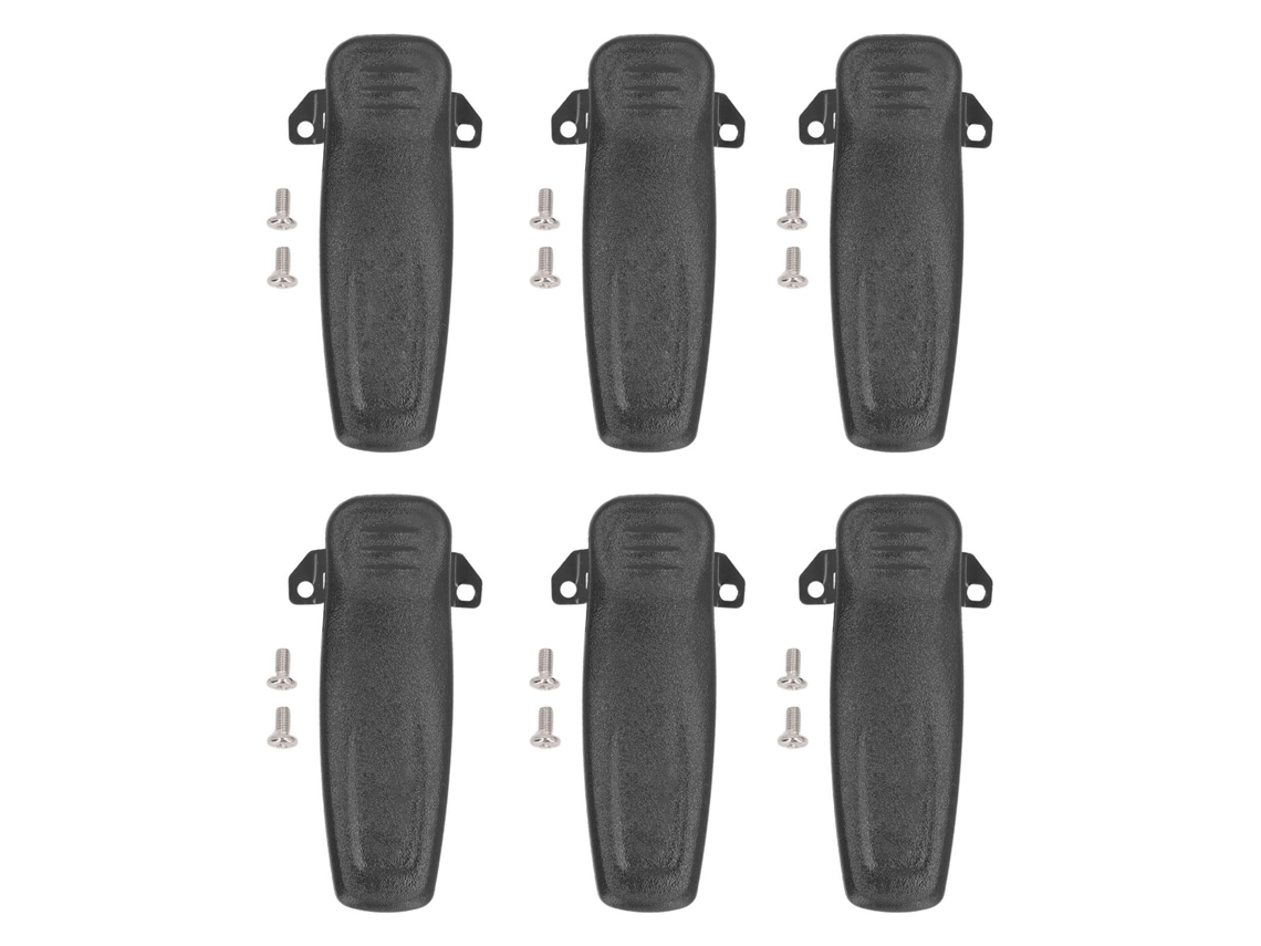 6pcs Clips De Cinto Para Rádio De Comunicação Dual Way Portátil, Substituição Para Hyt Tc‑610 Tc‑500s Tc‑508 Tc‑700 Tc‑780