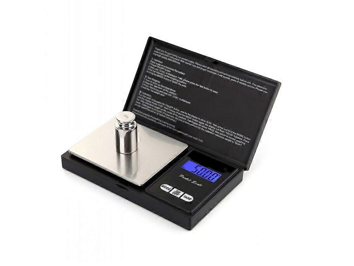 Mini Balança Digital De Bolso Para Cozinha, Balança Eletrônica De Alta Precisão Para Joias, Balança Para Ouro, 500g / 0,01g Aquaforge