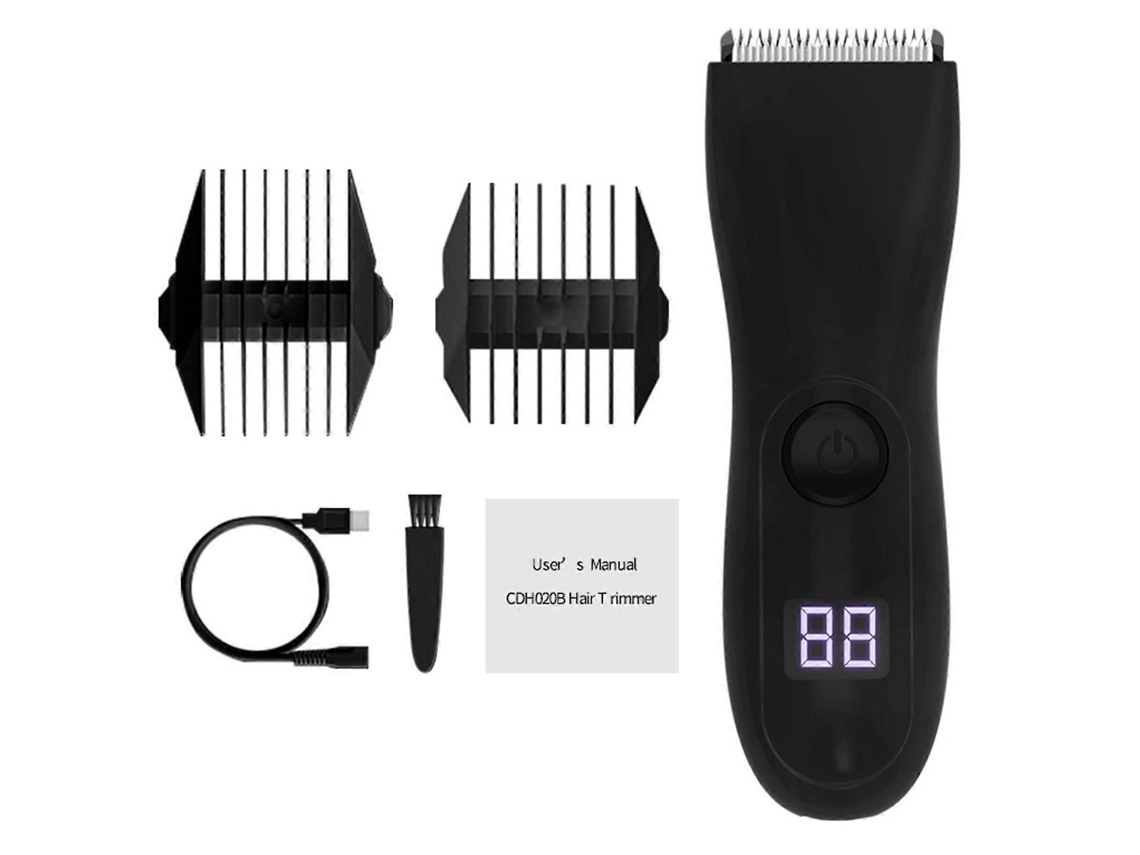 Aparador De Pelos Pubianos E Da Virilha Para Homens, Barbeador Elétrico À Prova D'água, Sem Fio E Recarregável.
