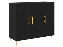 Buffet MAISON EXCLUSIVE Carvalho Preto 90x34x80 cm Madeira Processada