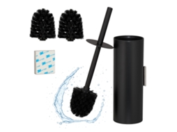 Conjunto de Escova Sanitária em Aço Inoxidável com Suporte de Parede AQUAFORGE