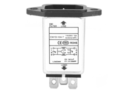 Filtro de alta qualidade plugue masculino IEC 320 C14 10A componentes eletrônicos