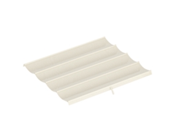 Cobertura SINI TECH STORE para Pérgola 4x3m Fibra Poliéster 350x260cm Castanho Claro