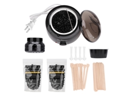 Kit De Ferramentas Para Remoção De Cabelo Painless Com Cera Depilatória, Máquina De Aquecimento, Palitos E Tigela