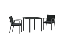 Conjunto de Móveis de Jardim 3 Pcs HARLANV1