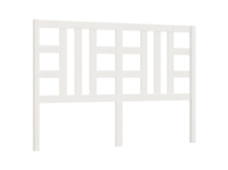 Bed Headboard, Bed Headboards Vidaxl Branco Madeira De Pinho (156 X 100 Cm)