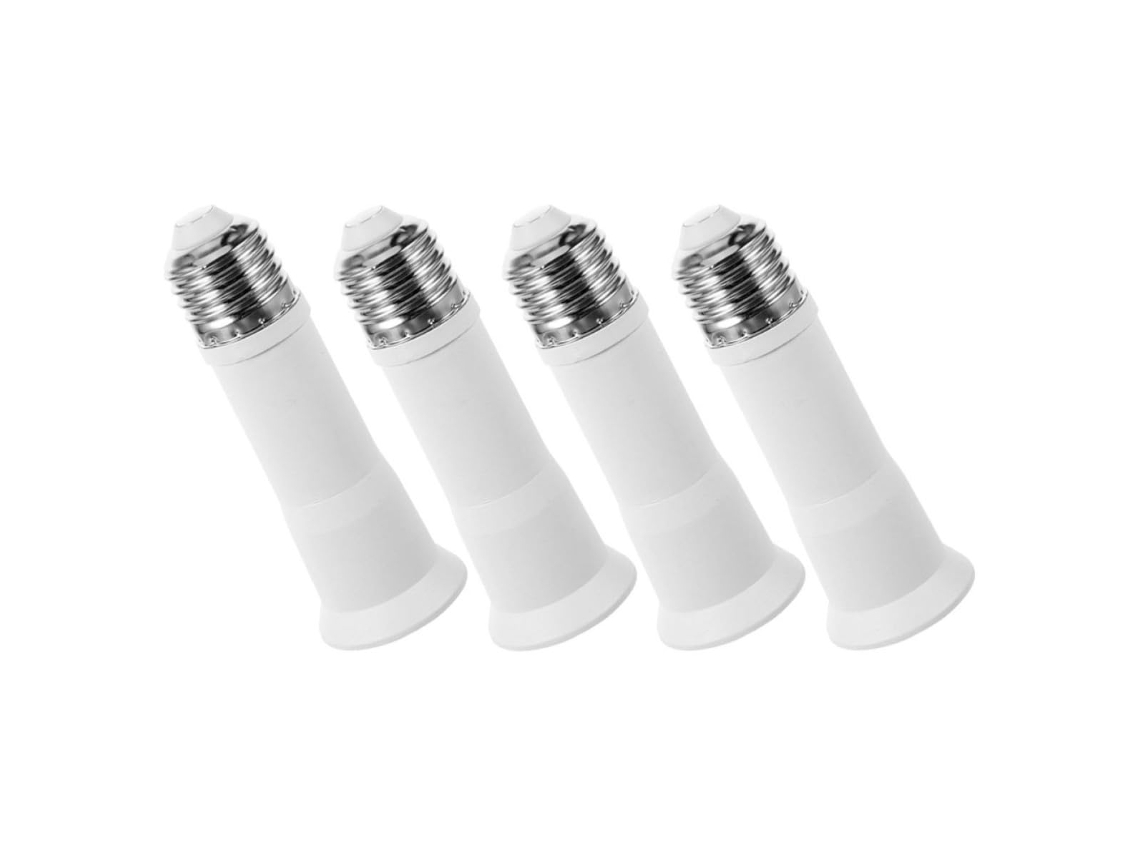 Adaptador Para Soquete De Lâmpada E27, Cabo De Extensão Extensível Em Metal E Policarbonato.