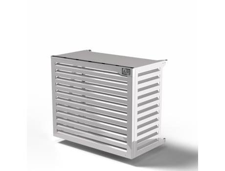 Cobertura Da Bomba De Calor - Big Blade - Branco - Montagem Na Parede Tamanho Xl (l 115cm - A 95cm - P 61cm) - Box Air Klima