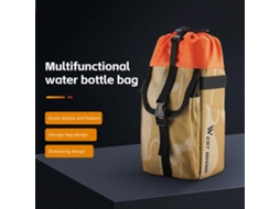 Bolsa multifuncional Mali para guidão de bicicleta, com cordão, porta garrafa, ferramentas, portátil, poliéster