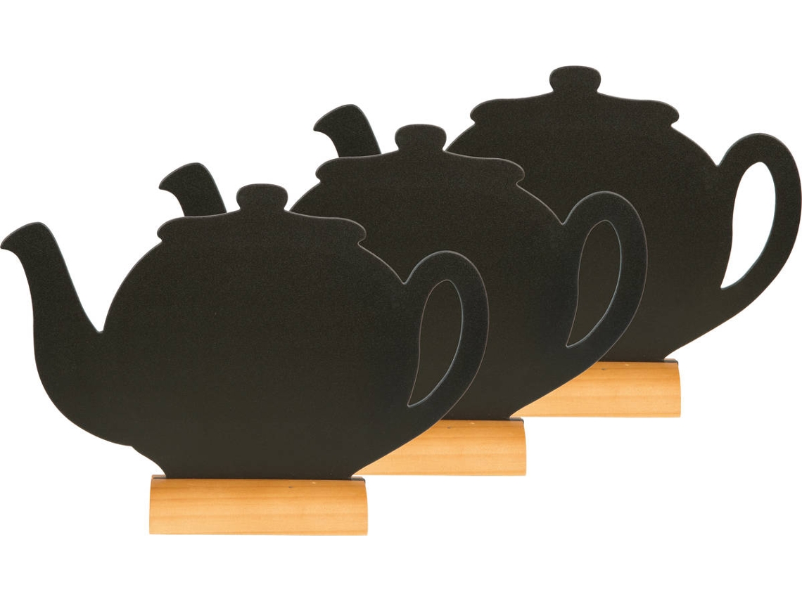Conjunto 3 Quadros de Mesa de Ardósia SECURIT Bules