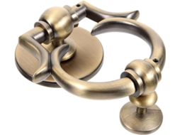 Porta Whisk Clássico em Bronze Verde com Toque Vintage, Design Europeu, Entrada Principal Elegante, Fácil
