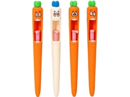Caneta Em Gel Sobre De Cenoura – Silicone 14,4 Cm