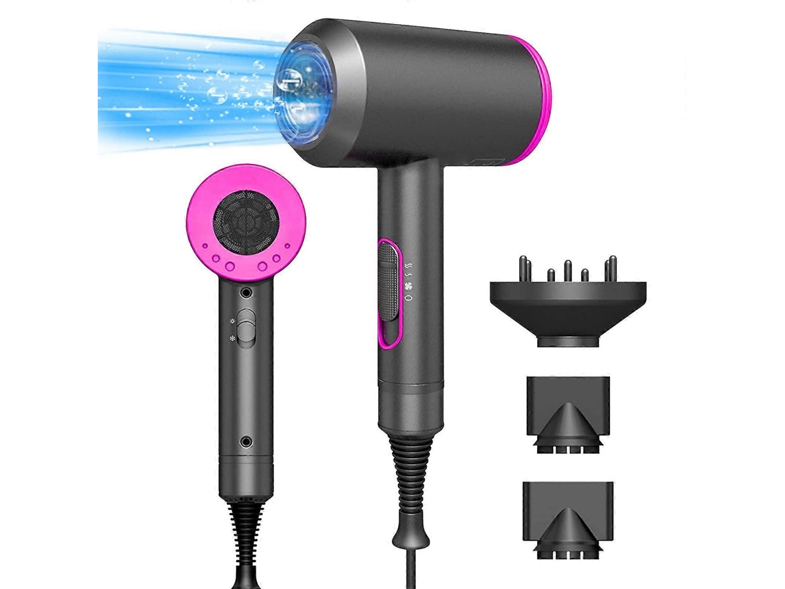 Secador De Cabelo Profissional 2000w, Secagem Rápida, Íons Negativos, Temperatura Ajustável E Difusor Gsla Ly Ebike