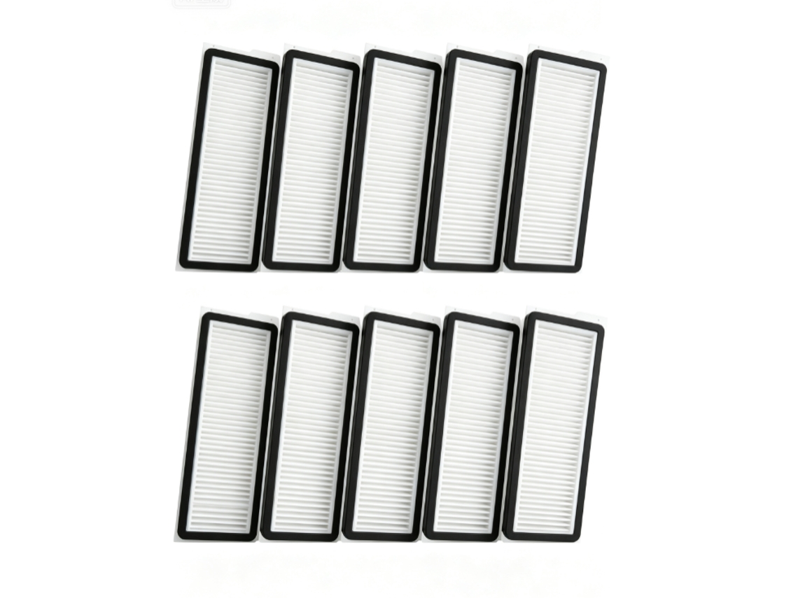 Cartuchos De Filtro Hepa (10 Unidades) Compatíveis Com Os Aspiradores Robô Roborock P10spro/v20.