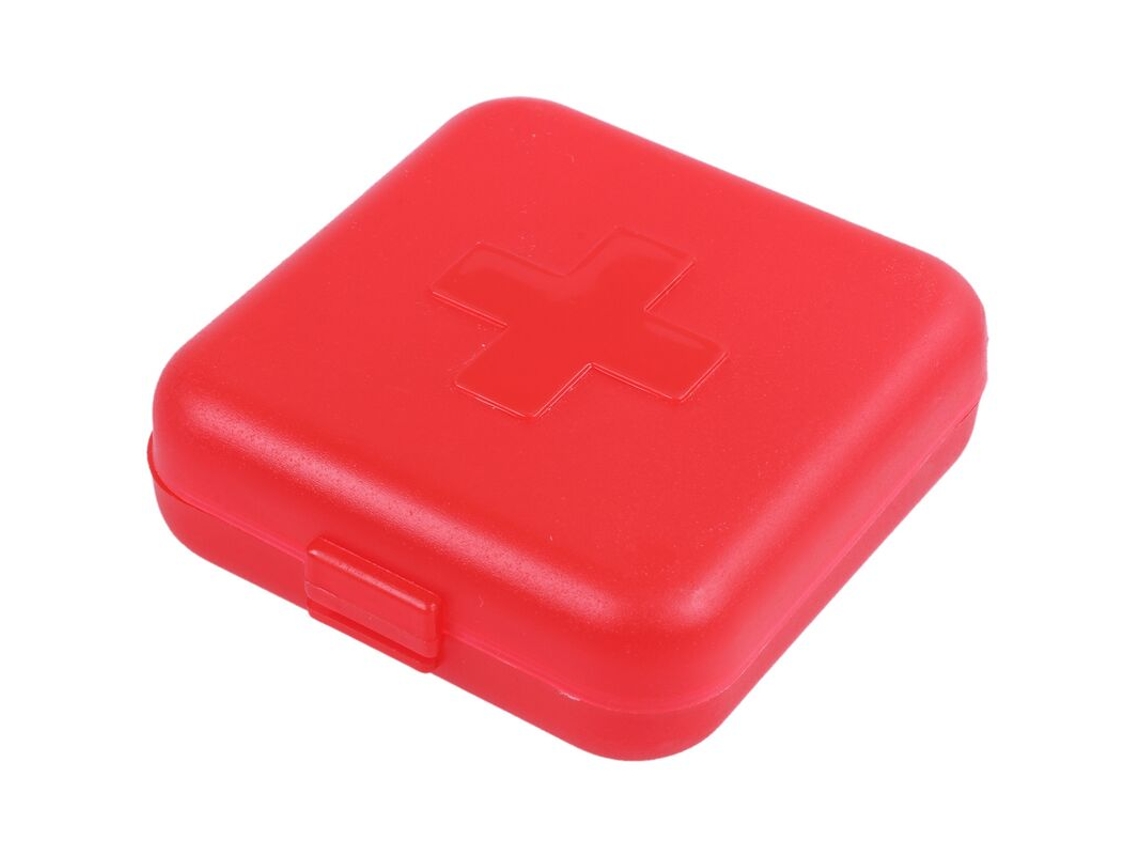 Porta, Comprimidos Com 4 Compartimentos, Cor Aleatória