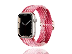 Pulseira de nylon trançado para Samsung Galaxy Watch 20mm vermelho morango HEXINYIGJLY