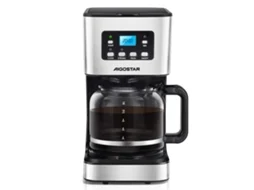 Máquina de Café de Filtro Aigostar DarcyX 1,5 L | Ecrã LCD | Filtro Reutilizável | Programável | Função de Autolimpeza | Função para Manter Quente