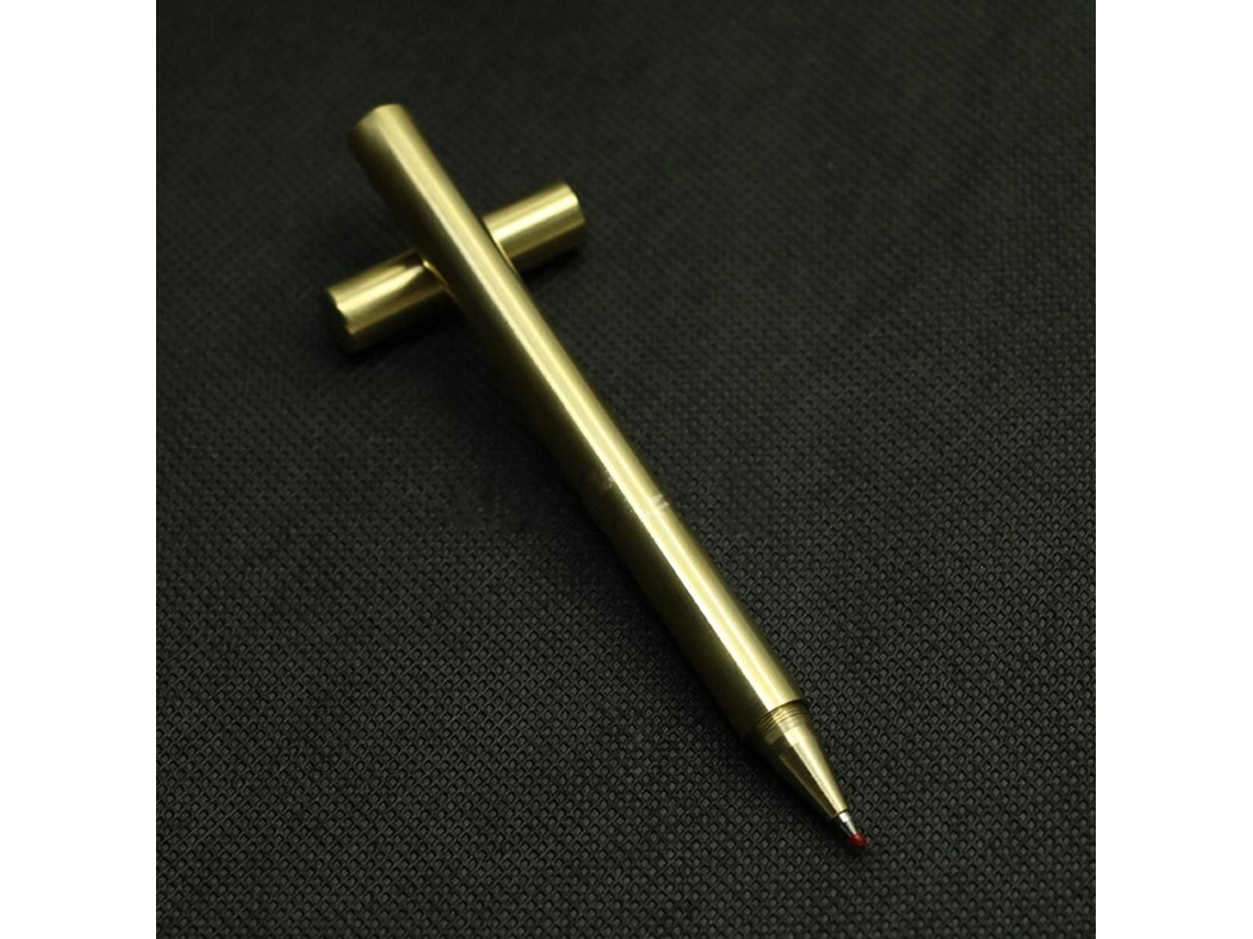 Caneta De Bolso Pessoal Zhongjiuyuan Em Latão, Formato Cilíndrico