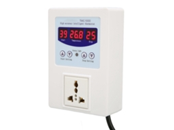 Controlador De Temperatura Led Digital À Prova Dágua Plug And Play Aquecimento Resfriamento Termostato Para Aquários De Criação 110 240 V Plugue Ue