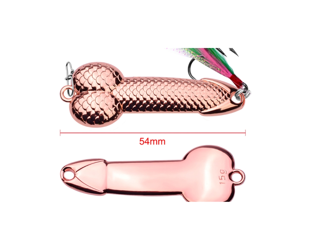 Isca de Pesca com Lure Rose Gold 15g 54mm