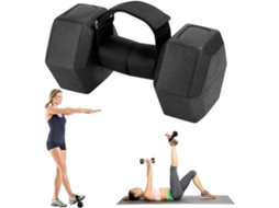 Conjunto de 2 Tornozeleiras Ajustáveis em Nylon para Halteres, Treinamento Fortalecimento da Canela, Fecho S/MARCA