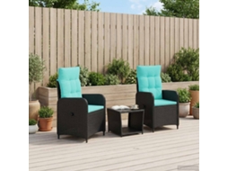 Vidaxl Conjunto De Lounge De Jardim 3 Unid.
