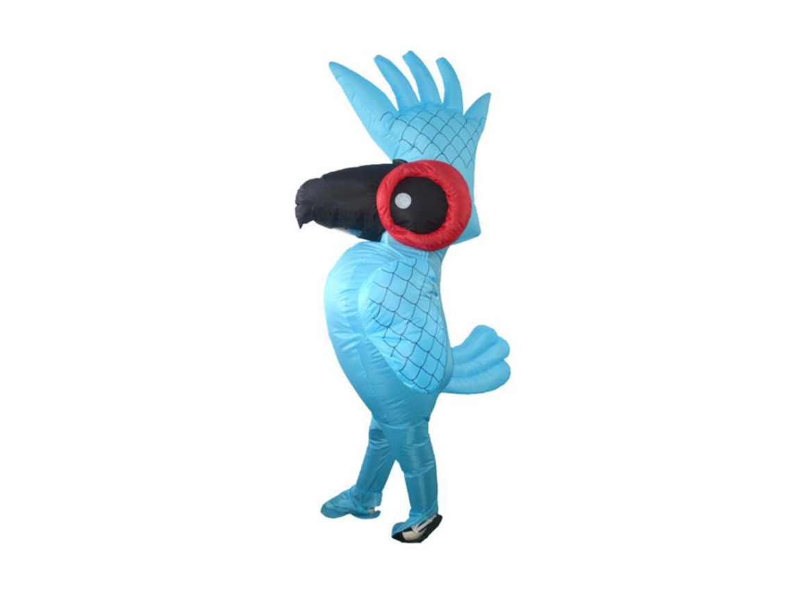 Fantasma Animal Inflável Laxiscreed Com Papagaio Para Halloween, Fantasia De Boneco Cartoon Tamanho Único