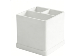 Suporte De Silicone Pangboer Para Escova Dentes Com 3 Compartimentos, Ideal Para Bancada De Banheiro, Para Organizar