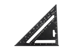 Régua Triangular De Alumínio Mingzhe, Esquadro Carpinteiro 7 Polegadas