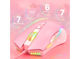 Ratón para Juegos Onikuma Cw905, Cable Usb, Rgb, 6400 Dpi, 7 Botones | S/MARCA