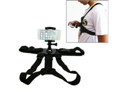 Cinto Peitoral Com Suporte Para Celular Para Smartphones De 4 A 6,5 ​​polegadas.