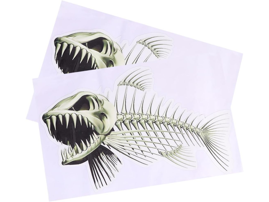 Adesivos De Pesca, 2 Unidades, Pvc