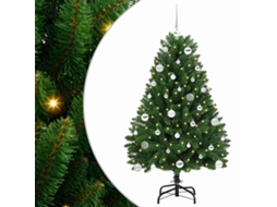 Árvore De Natal Artificial Articulada Com Base Vidaxl Verde Pvc (150 Cm)
