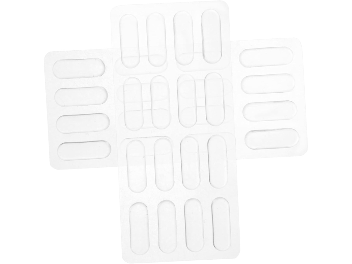 Protetores De Silicone Autoadesivos Uonlytech, Proteção Antiderrapante, 2 Peças, Transparentes, Para Portas E Gavetas De