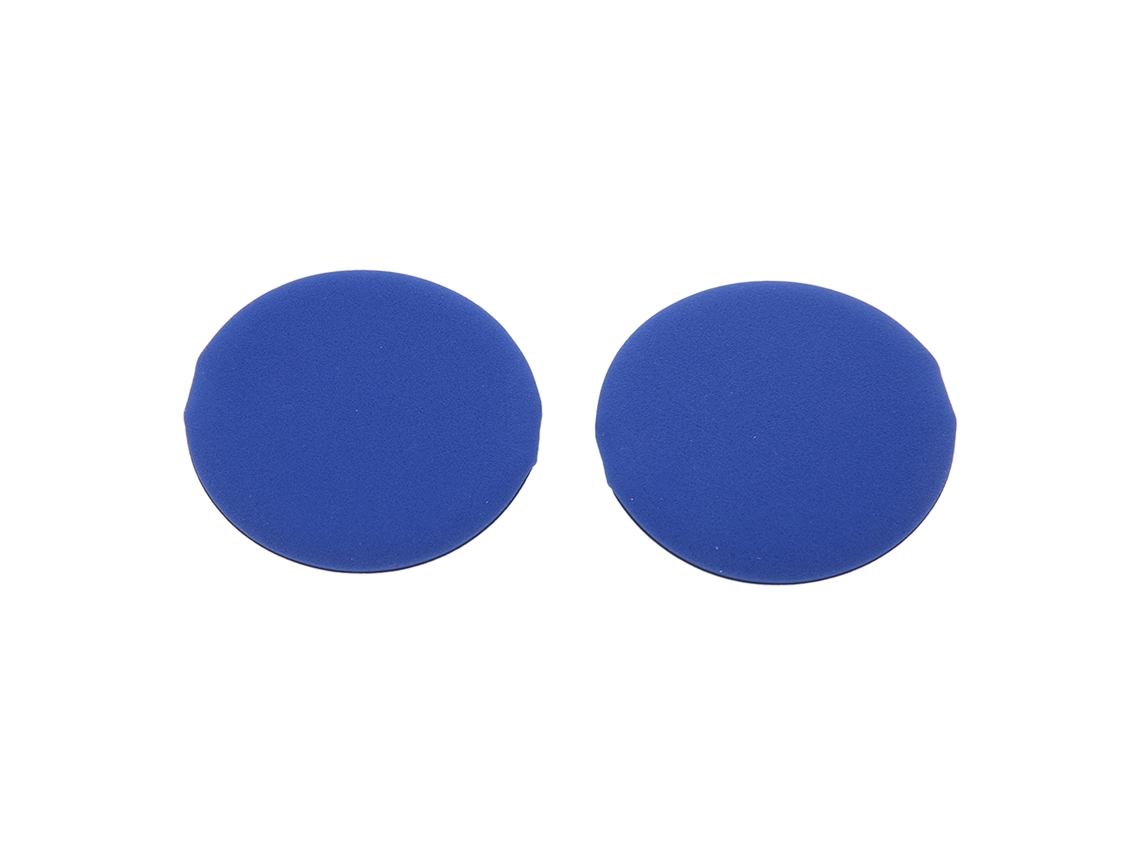 2 Peças Esponja Reutilizável Para Polvo Air Cushion Bb Cream Esponja De Maquiagem Azul Escuro