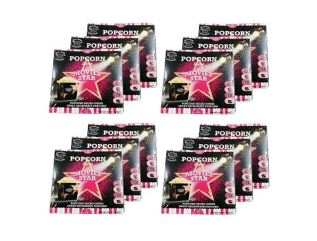 Lote 12x Pipocas Doces Micro Ondas Caixa 100g Movies Star
