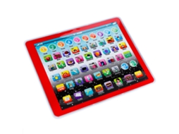 Primerox tablet Educativo para Crianças Pré escolares Aprendizagem de Inglês Letras Números Vermelho