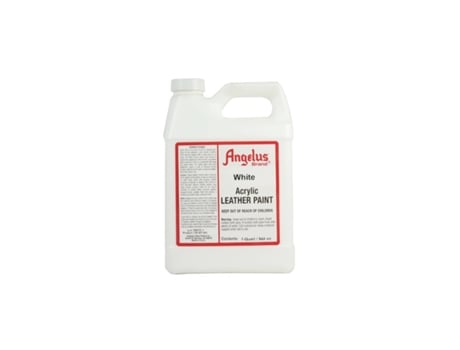 Tinta Para Couro E Couro Ecológico Angelus 946,35 Ml (blanco / White 005)