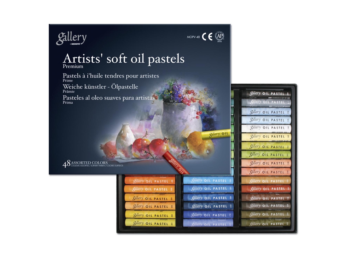 Caixa de Pastel a Óleo Gallery Artist 48 Cores Sortidas