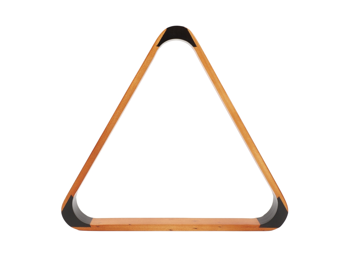 Rack Triângulo De Bola De Bilhar De Pinho 57.2mm Para 9 Bola Pool Tipo Britânico Americano Fancy Preto Amarelo