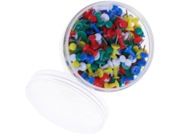 Conjunto De 400 Tachinhas Multicoloridas Plástico E Metal Para Mapas, Fáceis De Usar E Reutilizáveis, Ideais Para